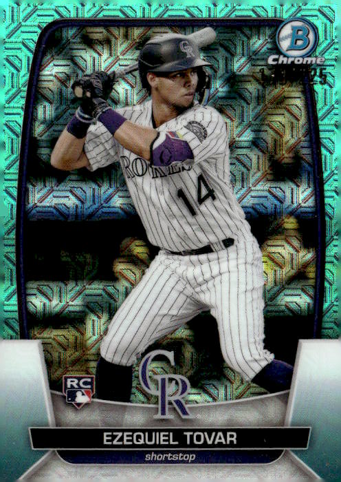 2023 BOWMAN CHROME Ezequiel Tovar graded slab