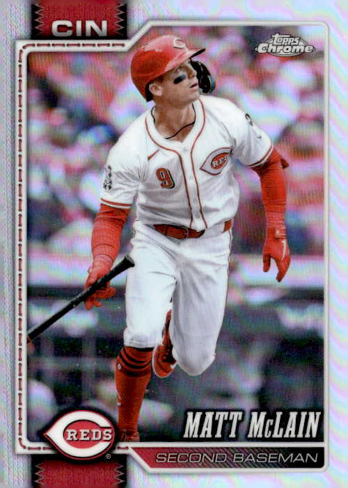 2026 TOPPS CHROME MATT MCLAIN graded slab