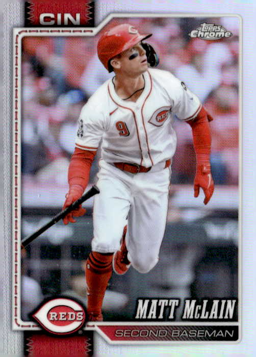 2026 TOPPS CHROME MATT MCLAIN graded slab