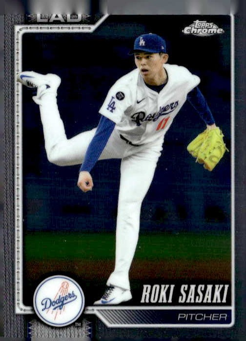 2026 TOPPS CHROME ROKI SASAKI graded slab