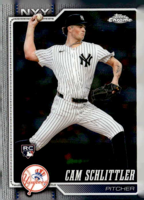 2026 TOPPS CHROME CAM SCHLITTLER graded slab