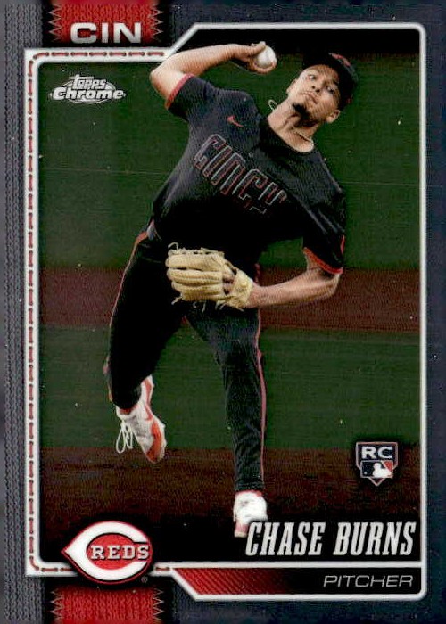 2026 TOPPS CHROME CHASE BURNS graded slab