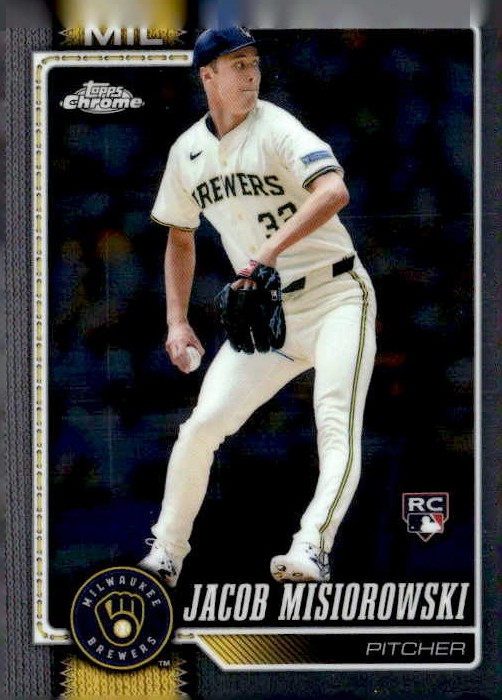 2026 Topps Chrome Jacob Misiorowski graded slab