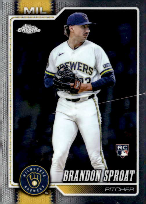 2026 Topps Chrome Brandon Sproat graded slab