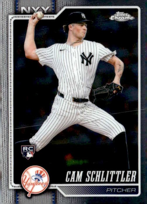 2026 TOPPS CHROME Cam Schlittler graded slab
