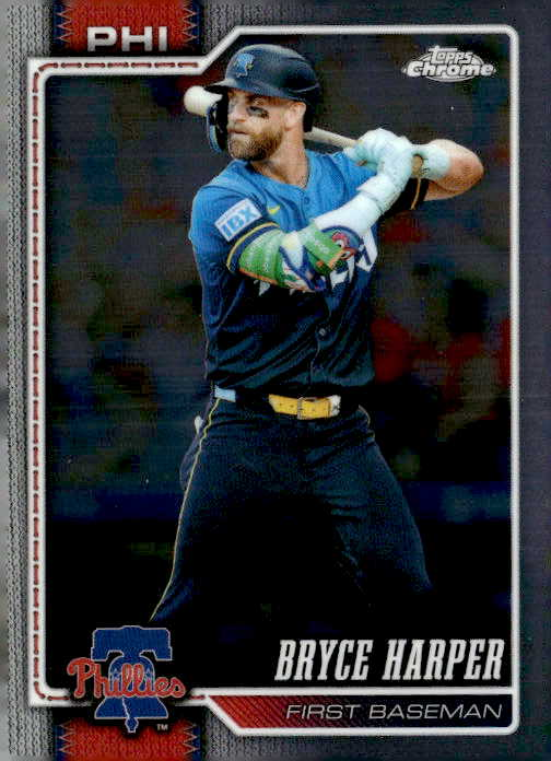 2025 TOPPS CHROME BRYCE HARPER graded slab