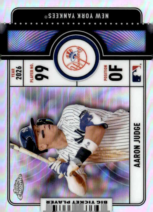 2026 Topps Chrome Aaron Judge graded slab