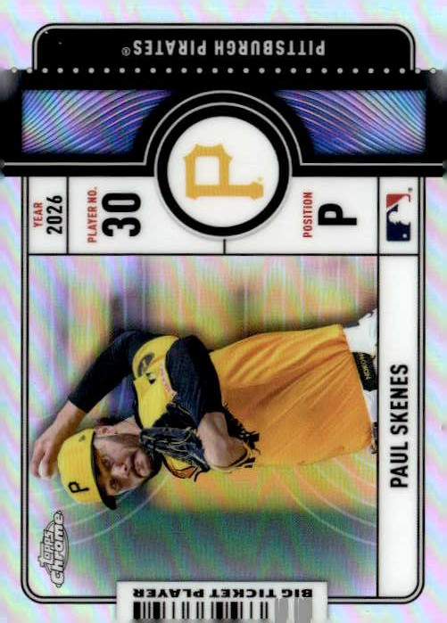 2026 TOPPS CHROME PAUL SKENES graded slab