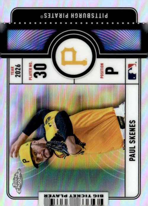 2026 TOPPS CHROME PAUL SKEENS graded slab