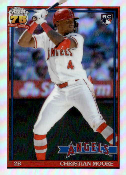 2026 Topps Chrome Christian Moore graded slab