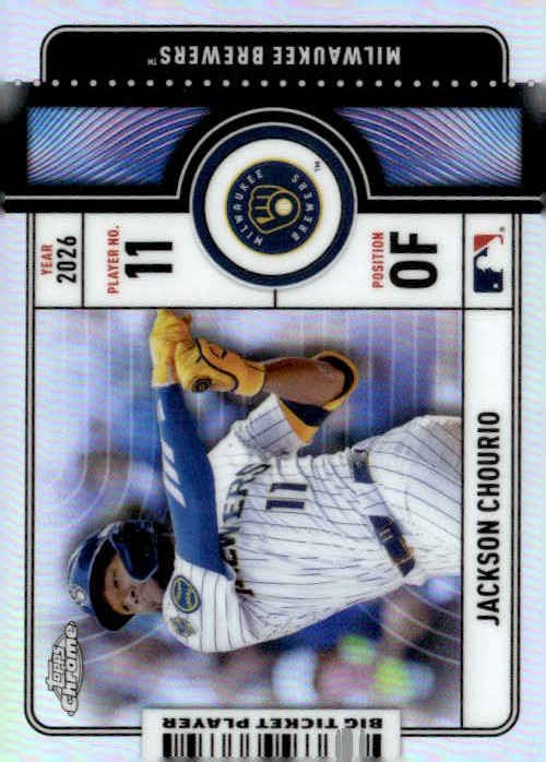 2026 TOPPS CHROME JACKSON CHOURIO graded slab