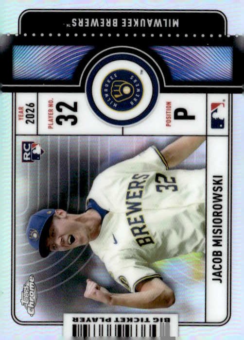 2026 TOPPS CHROME Jacob Misiorowski graded slab