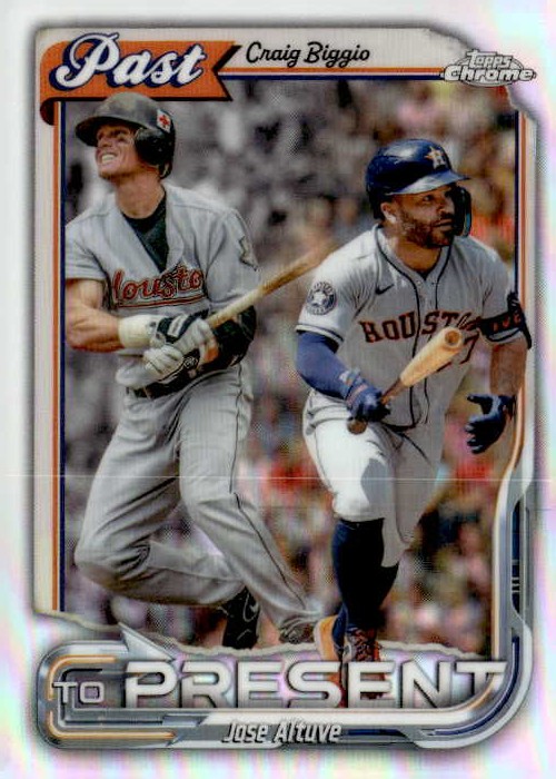 2026 Topps Chrome Biggio / Altuve graded slab
