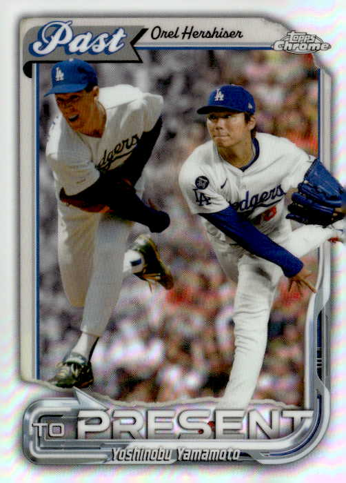 2026 Topps Chrome Hershiser / Yamamoto graded slab