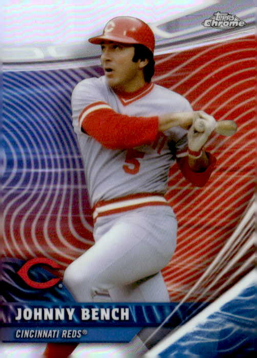 2026 Topps Chrome Johnny Bench graded slab