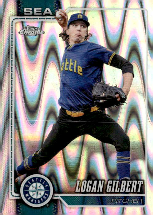 2026 Topps Chrome Logan Gilbert graded slab