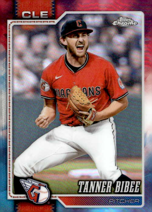 2026 Topps Chrome Tanner Bibee graded slab