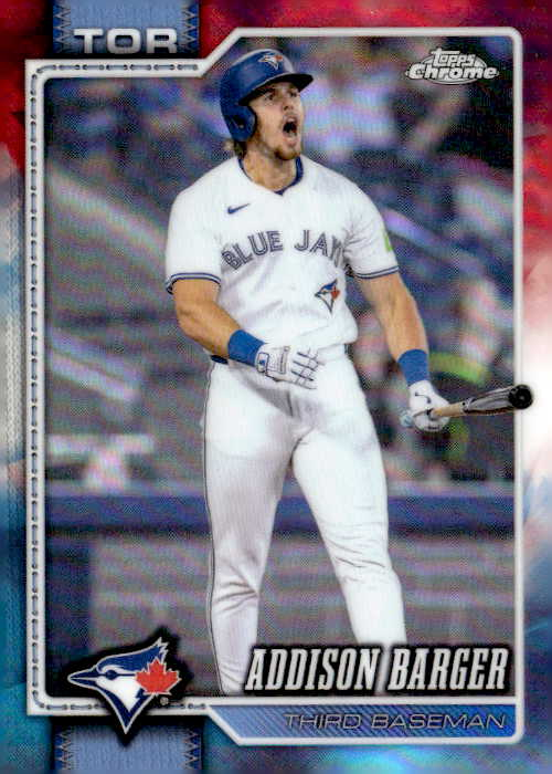 2026 Topps Chrome Addison Barger graded slab