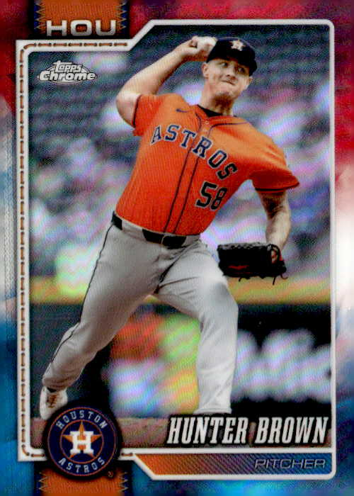 2026 Topps Chrome Hunter Brown graded slab