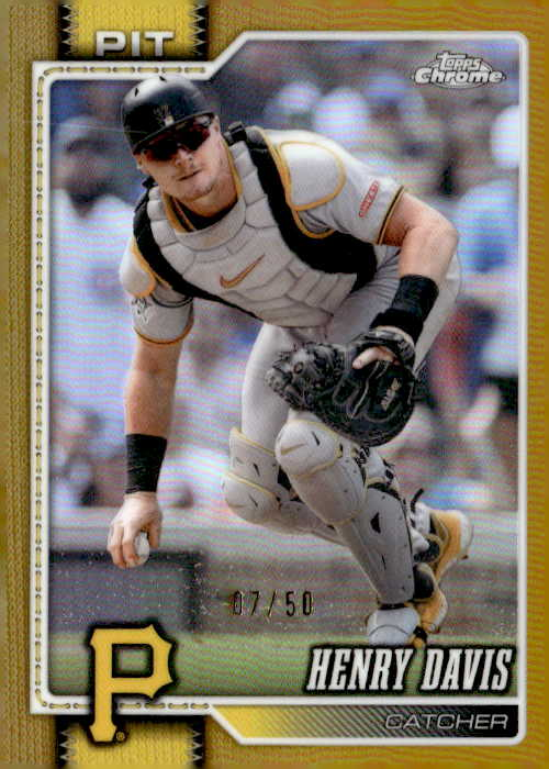 2026 Topps Chrome Henry Davis graded slab