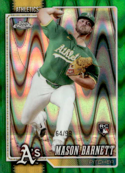 2026 Topps Chrome Mason Barnett graded slab