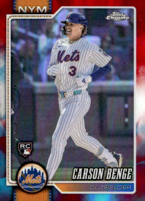 2026 Topps Chrome Carson Benge graded slab