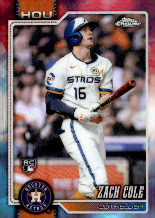 2026 Topps Chrome Zach Cole graded slab