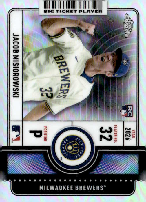 2026 Topps Chrome Jacob Misiorowski graded slab