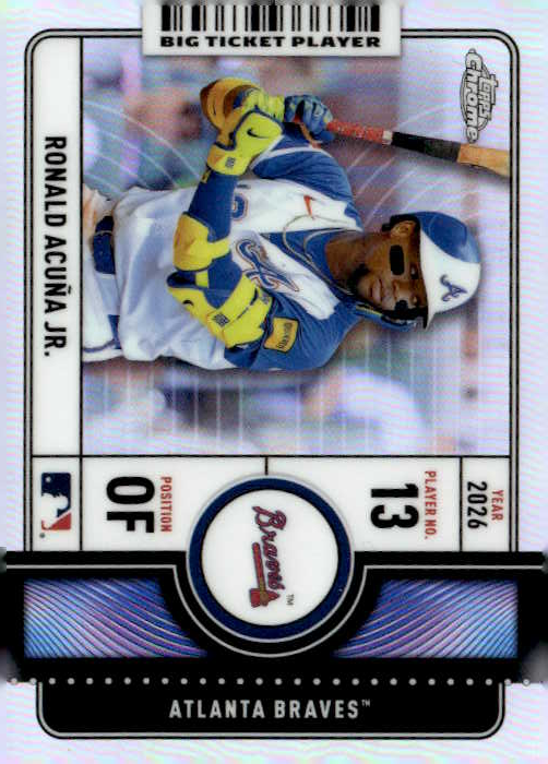 2026 Topps Chrome Ronald Acuna Jr. graded slab