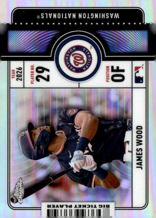 2026 Topps Chrome James Wood graded slab