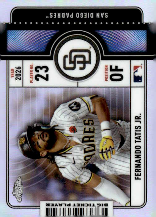 2026 Topps Chrome Fernando Tatis Jr. graded slab