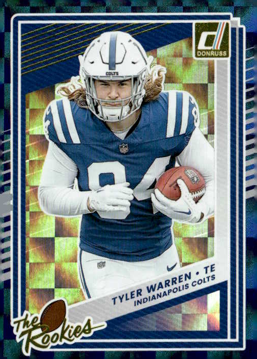 2025 Donruss Tyler Warren graded slab