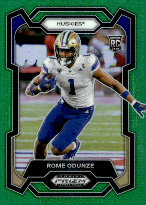 2024 Prizm Draft Picks Rome Odunze graded slab
