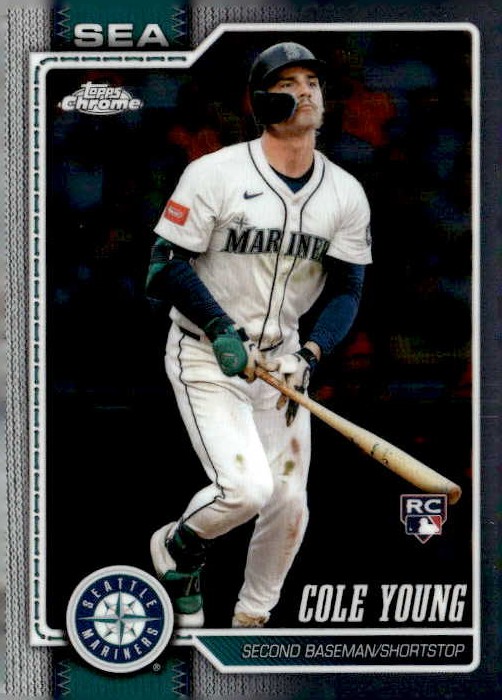2026 Topps Chrome Cole Young graded slab