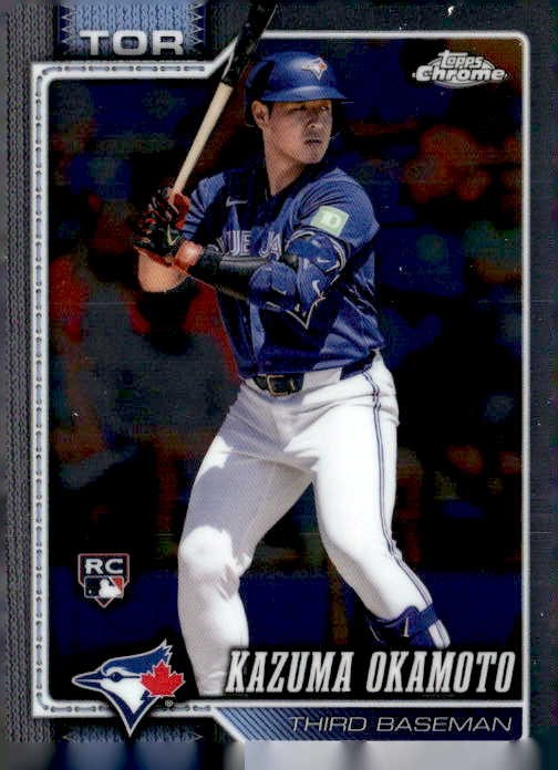 2026 Topps Chrome Kazuya Okamoto graded slab