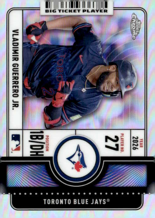 VLADIMIR GUERRERO JR. — 2026 TOPPS CHROME GEM/MT — graded card up for auction