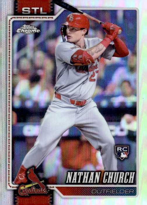 2026 Topps Chrome Nathan Church graded slab