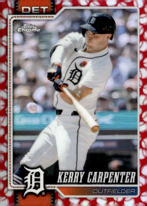 2026 Topps Chrome Kerry Carpenter graded slab