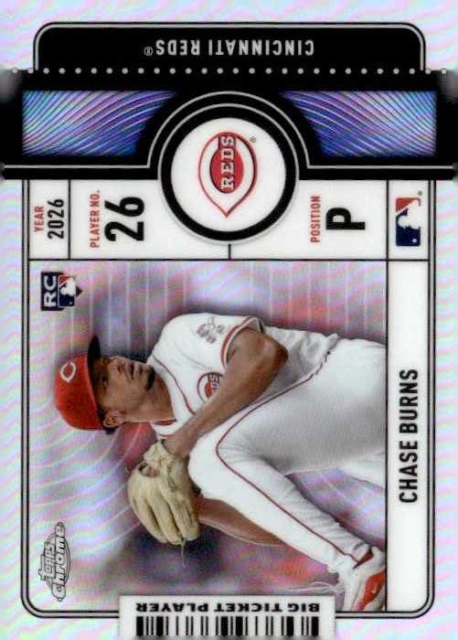 2026 TOPPS CHROME CHASE BURNS graded slab
