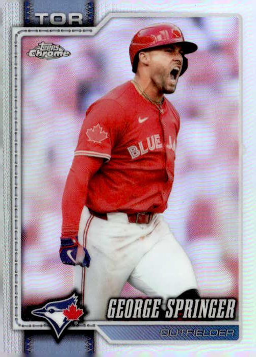 2026 Topps Chrome George Springer graded slab