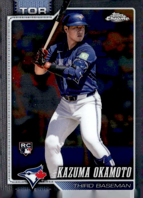 2026 TOPPS CHROME KAZUMA OKAMOTO graded slab