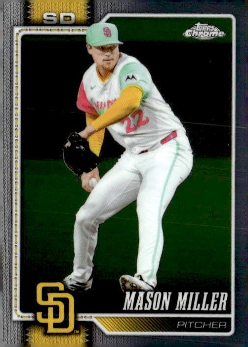2026 Topps Chrome Mason Miller graded slab