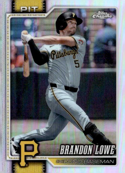 2026 Topps Chrome Brandon Lowe graded slab