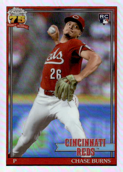 2026 Topps Chrome Chase Burns graded slab