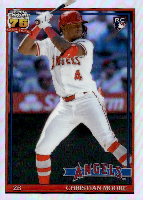 2026 TOPPS CHROME Christian Moore graded slab