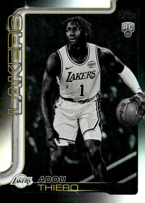 2025 Topps Adou Thiero graded slab