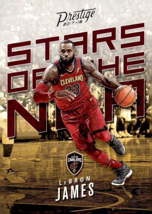 2017 Prestige Lebron James graded slab