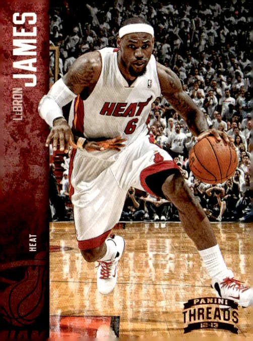 2012 Threads Lebron James graded slab