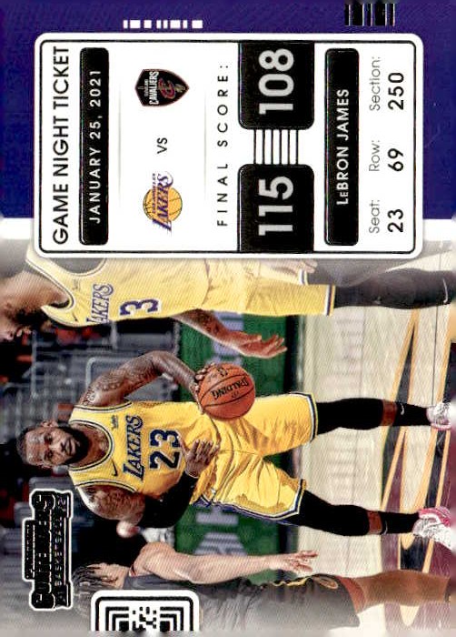 2021 Contenders Lebron James graded slab