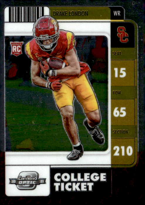 2022 Chronicles Draft Picks Drake London graded slab